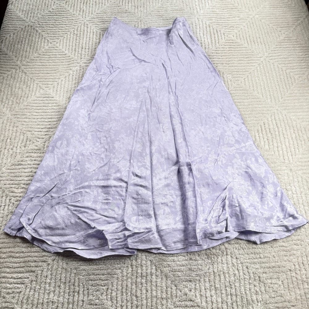 Forever 21 Maxi Skirt Womens XS Lavender Floral NWT Coquette Fairycore Romantic